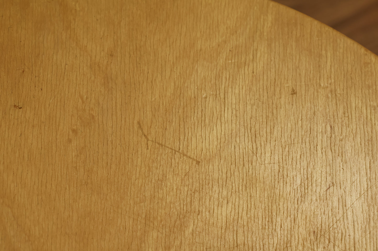 Blonde Bentwood Stool Side Table