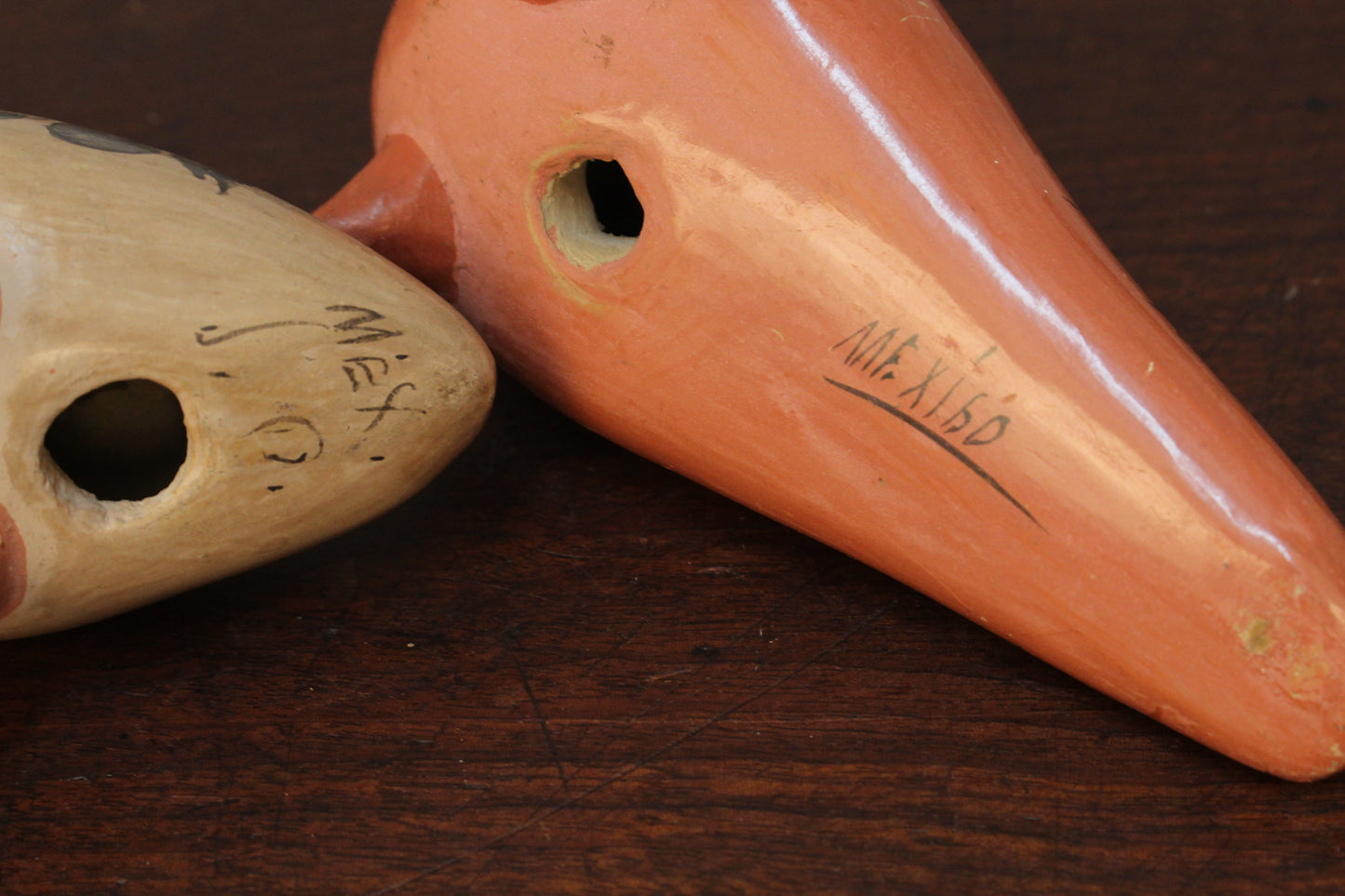 Trio of Tonala Ceramic Birds