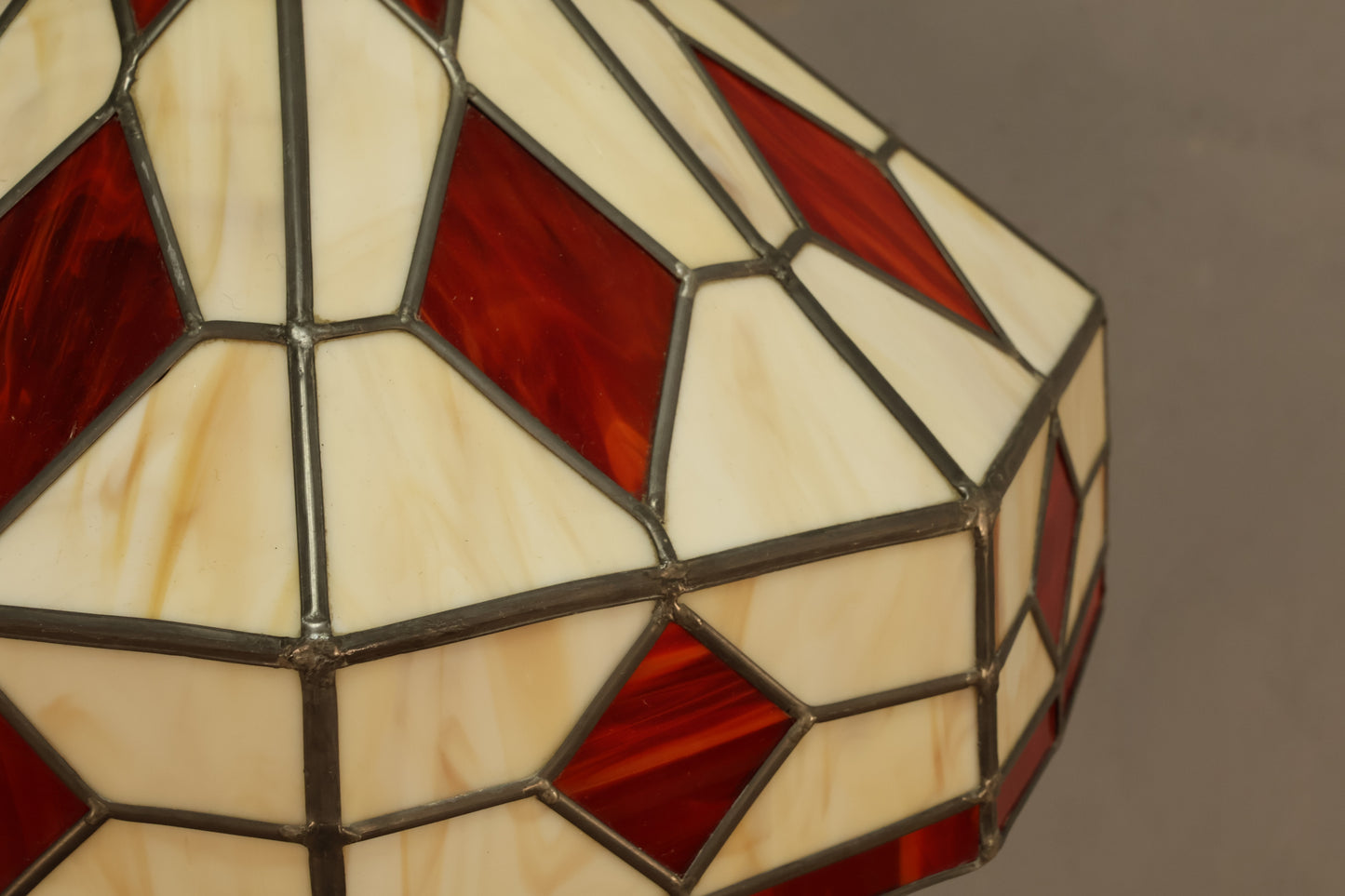 Cherry Vanilla Stained Glass Swag Lamp