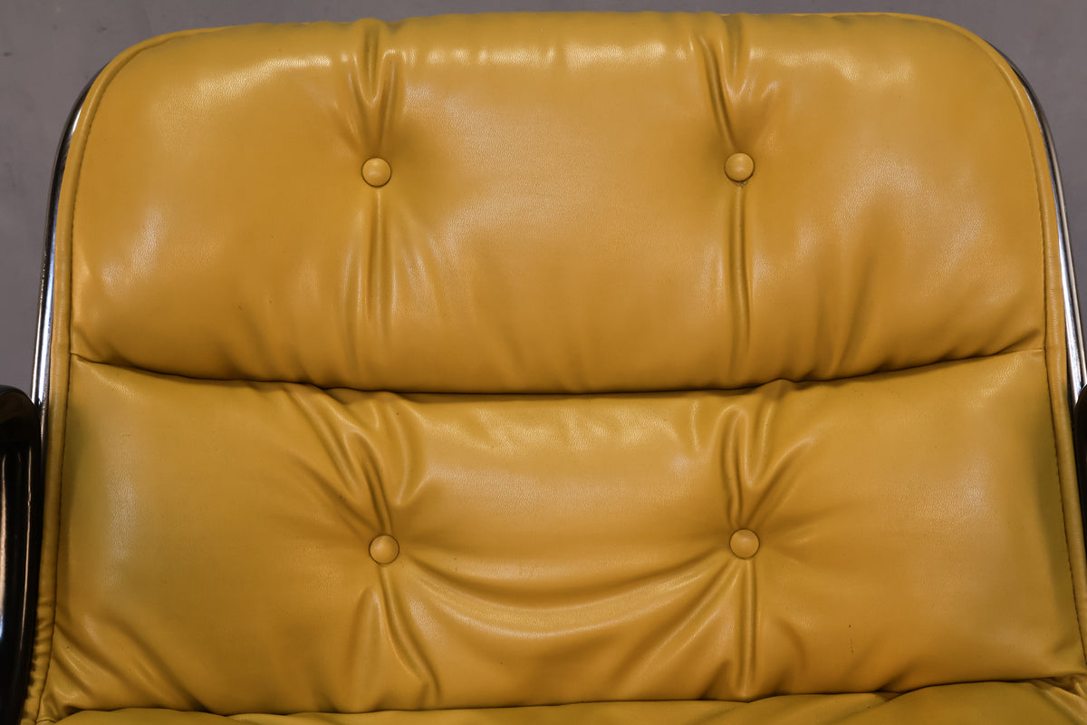Pollock Knoll 1970s Yellow Desk Chair - ONLINE ONLY
