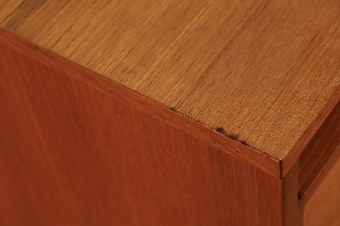 Teak 2-Drawer Desk