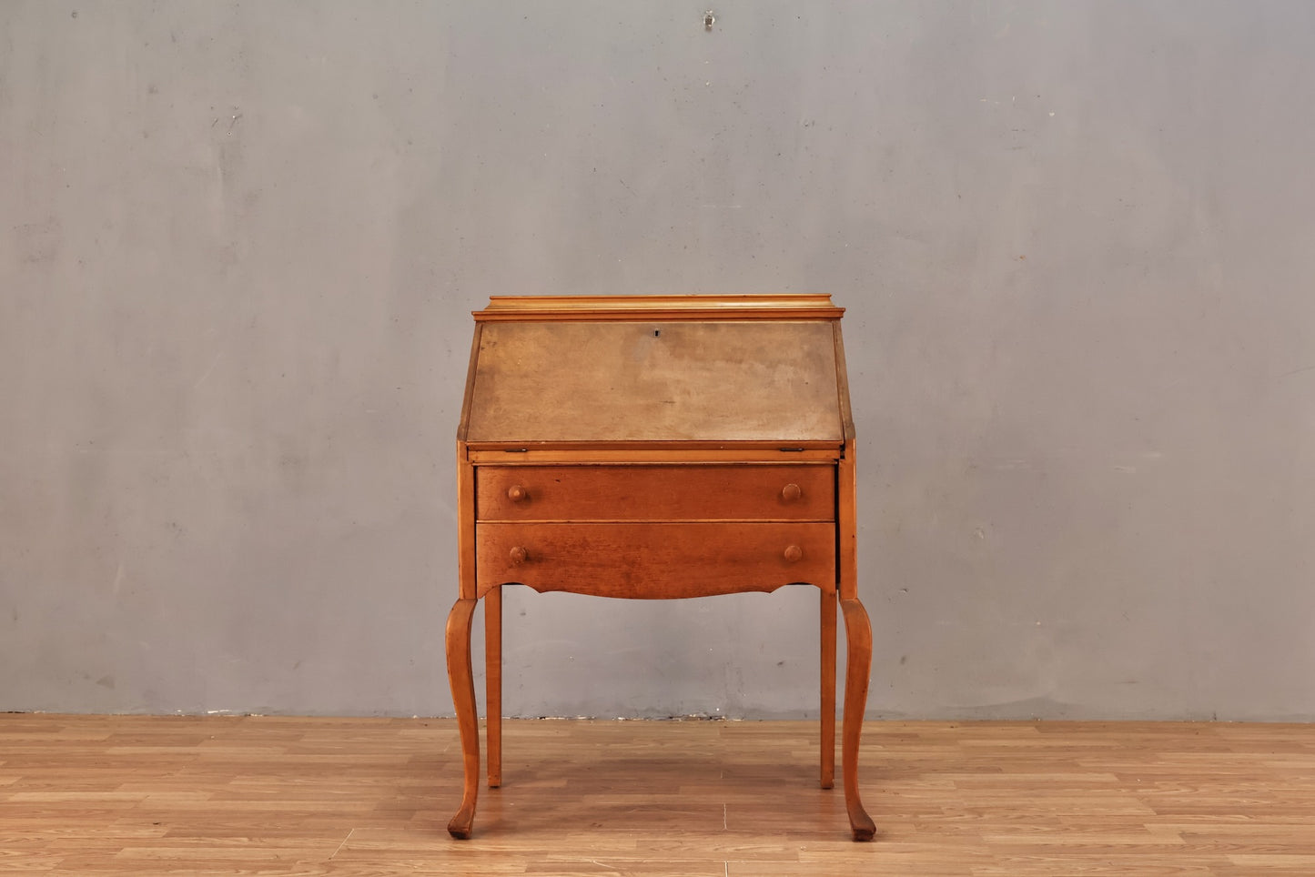 Birdseye Maple Secretary Desk - ONLINE ONLY