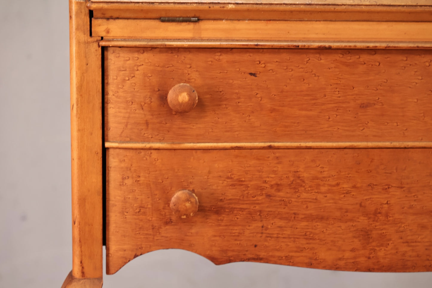 Birdseye Maple Secretary Desk - ONLINE ONLY