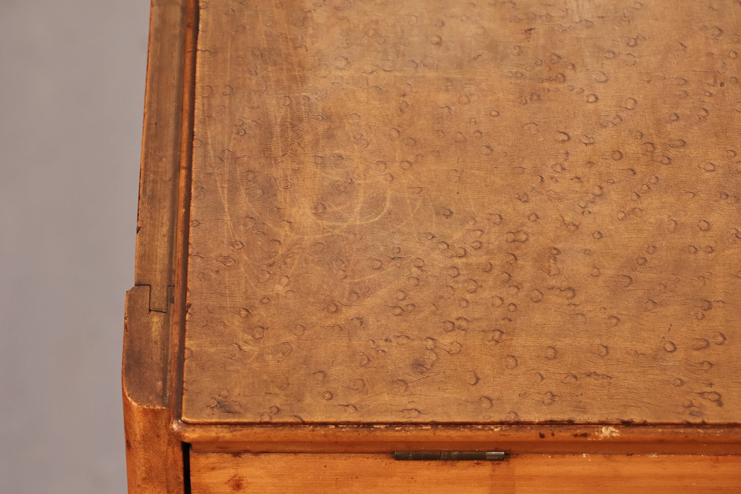 Birdseye Maple Secretary Desk - ONLINE ONLY