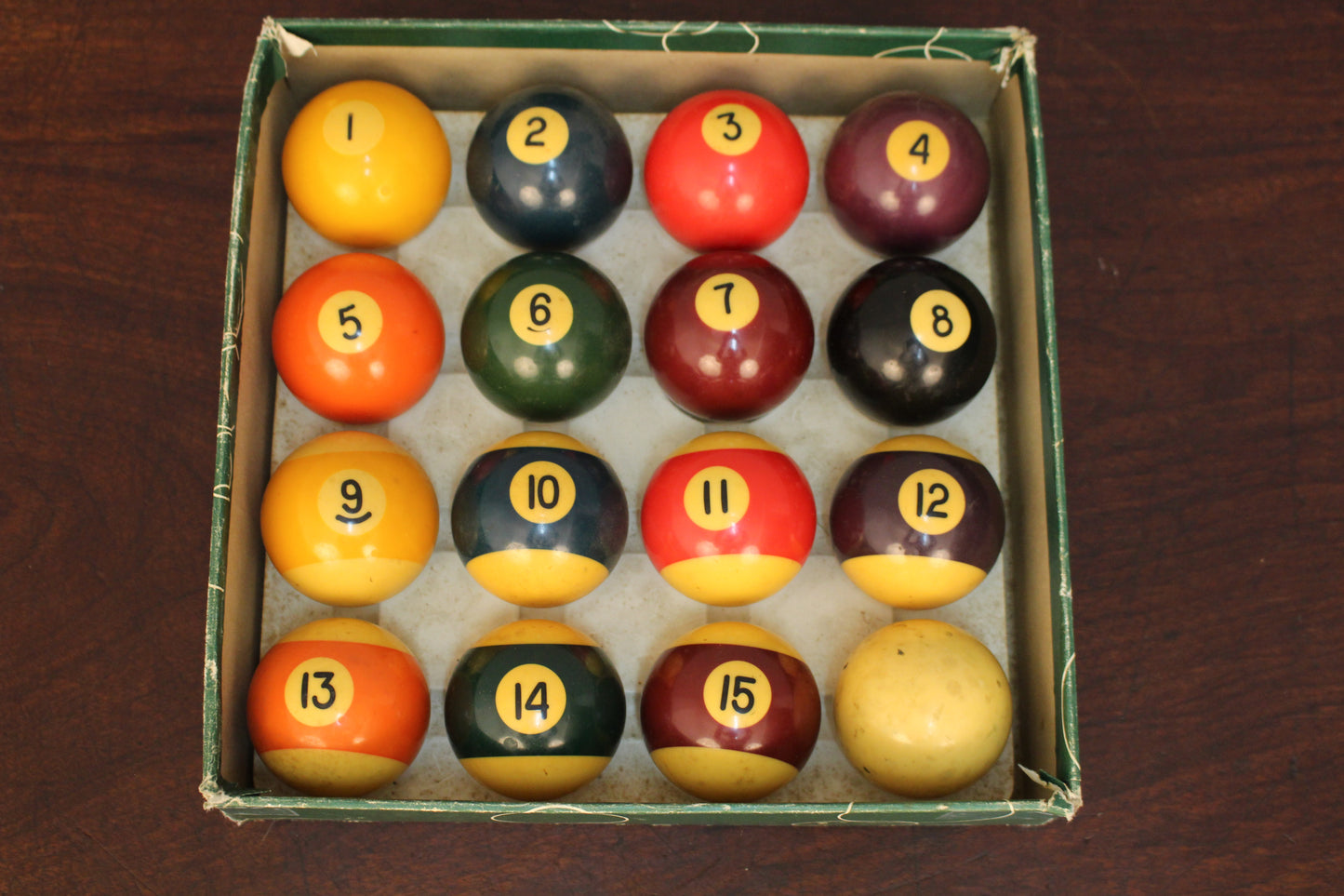 Set Of Billard Balls H