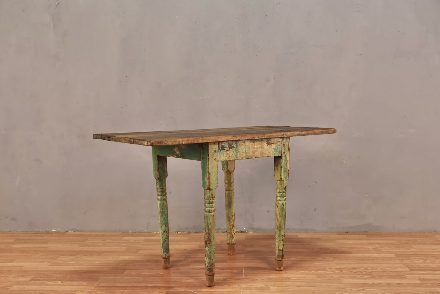 Distressed Farmhouse Green Kitchen Table