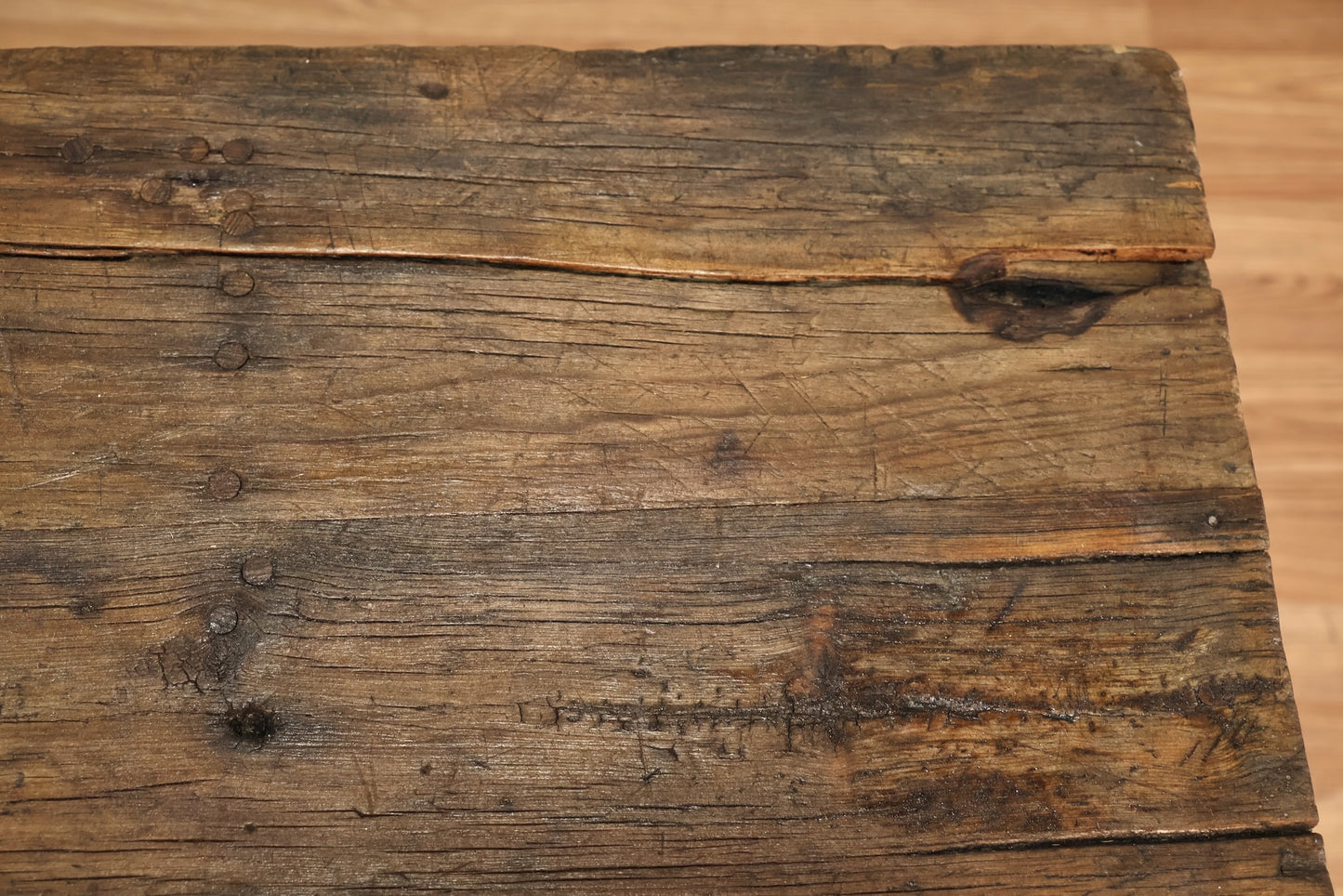 Distressed Farmhouse Green Kitchen Table