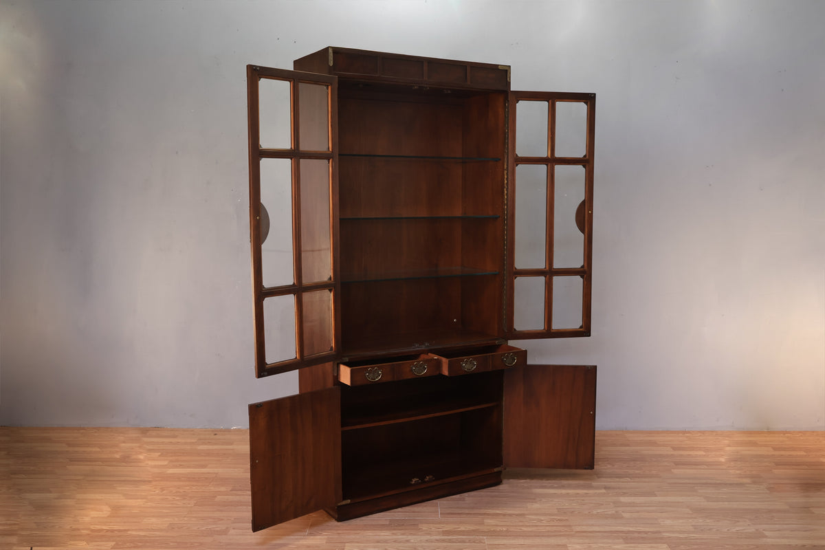 Large Henredon Chinoiserie Wall Unit - ONLINE ONLY