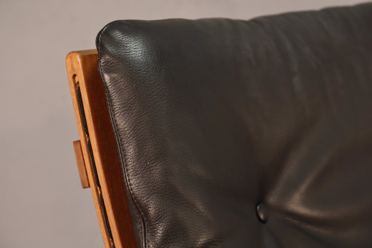 Ingmar Relling "Siesta" Leather & Teak Lounge Chair - ONLINE ONLY