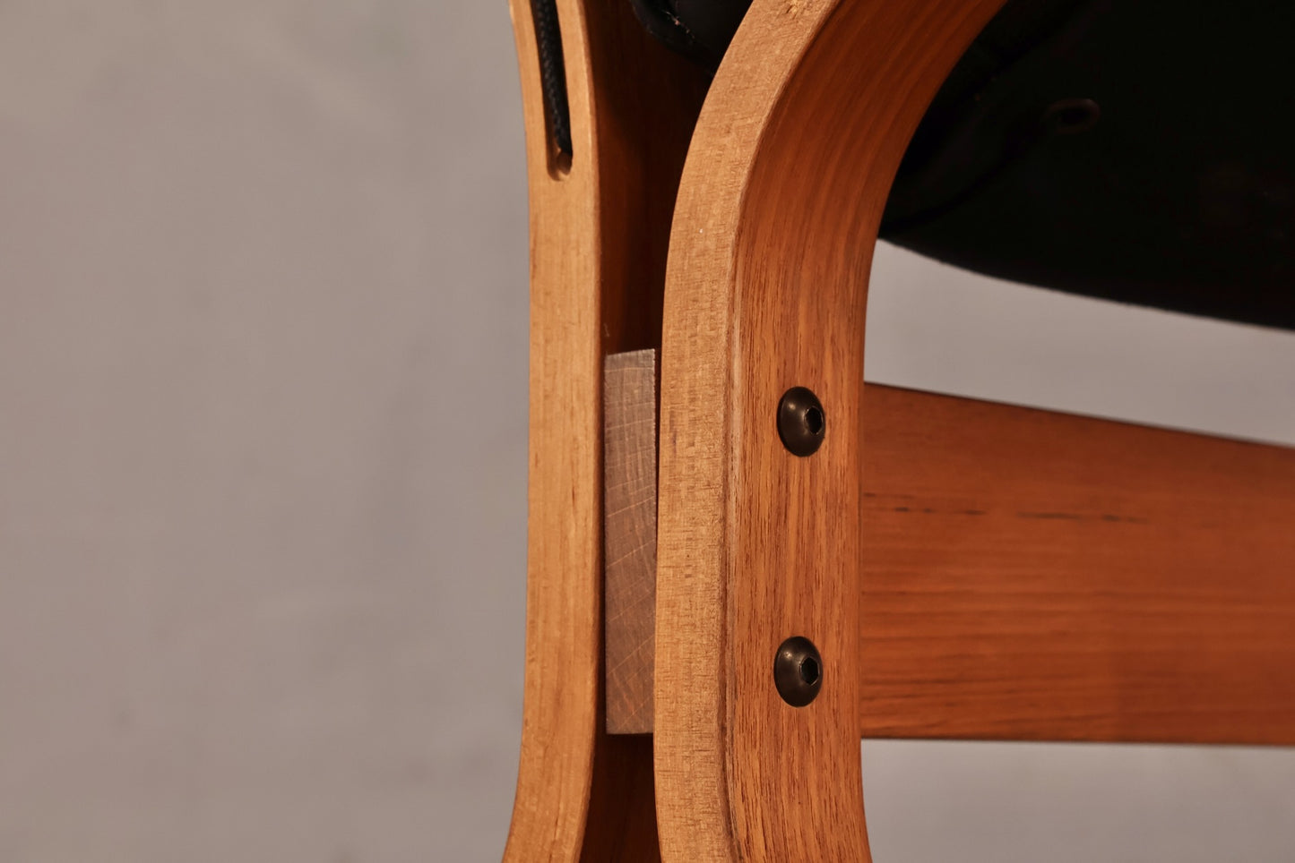 Ingmar Relling "Siesta" Leather & Teak Lounge Chair - ONLINE ONLY
