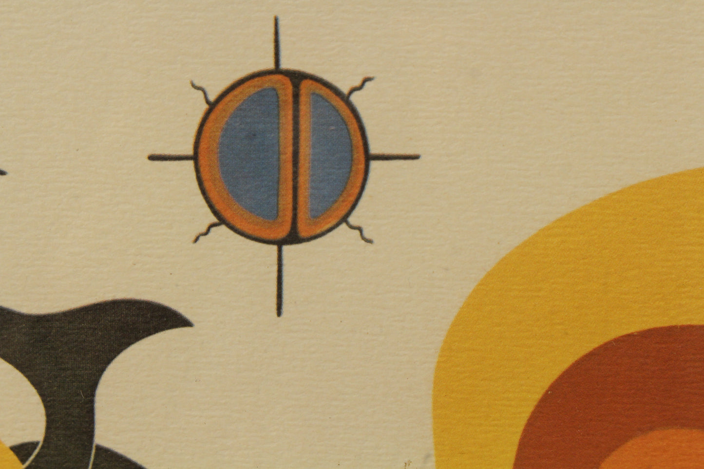 "Flock" 1973 Jackson Beardy Serigraph