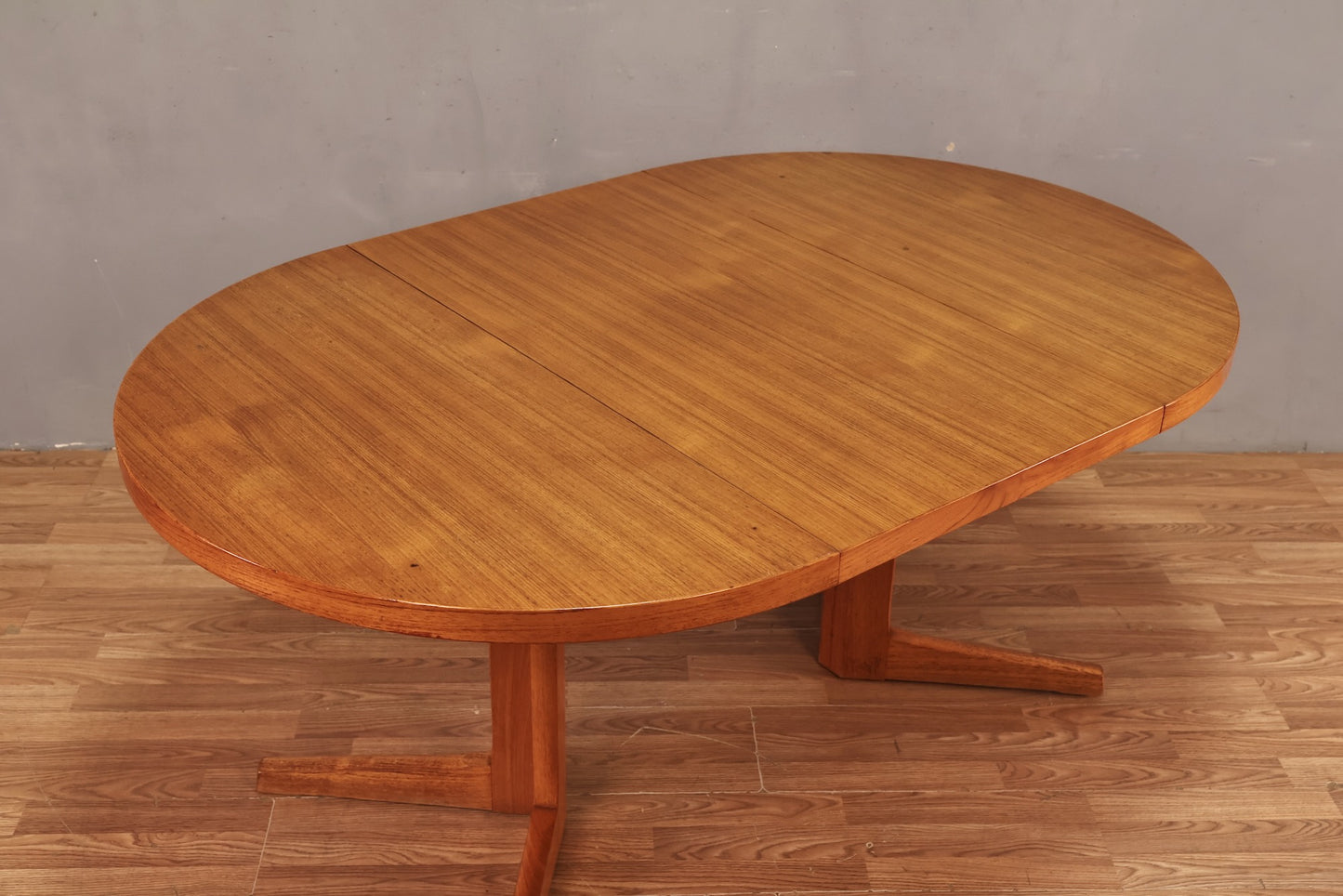 Teak Round Dining Table with Leaf