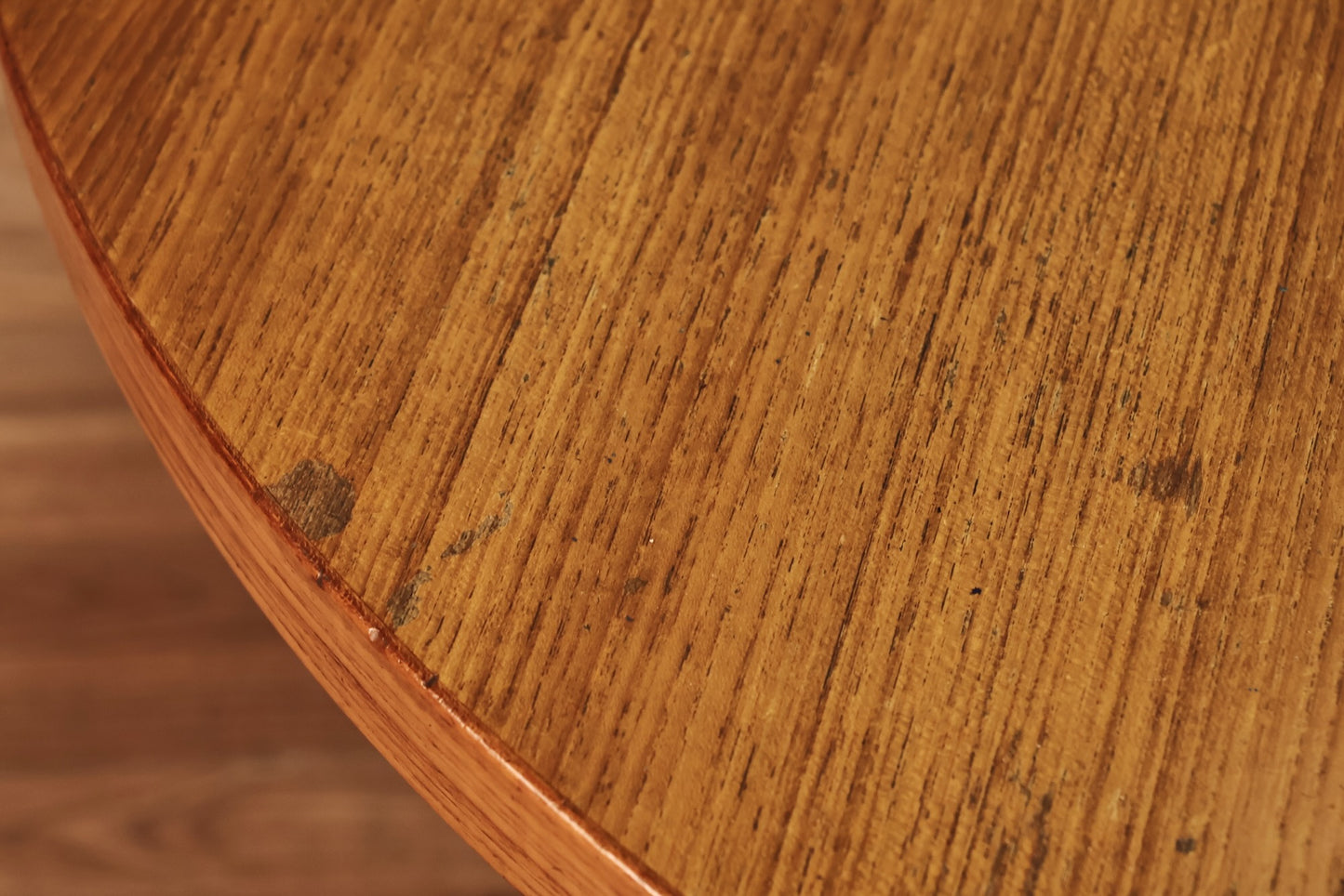 Teak Round Dining Table with Leaf