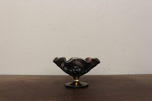 Amethyst Carnival Glass Bowl