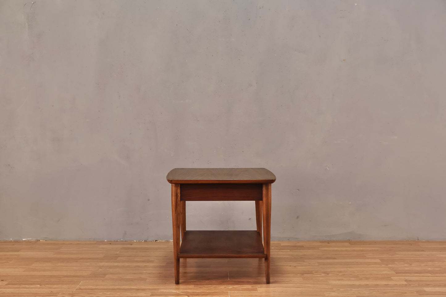 Lane Walnut & Laminate 1-Drawer End Table - ONLINE ONLY