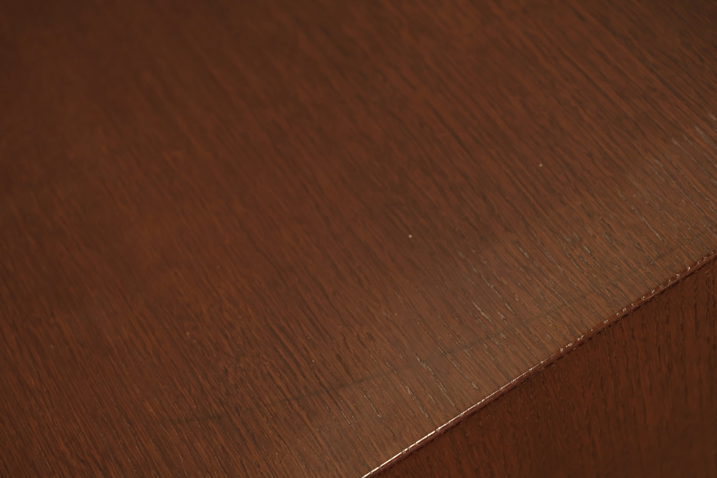 Large Dark Wood & Lucite Coffee Table - ONLINE ONLY