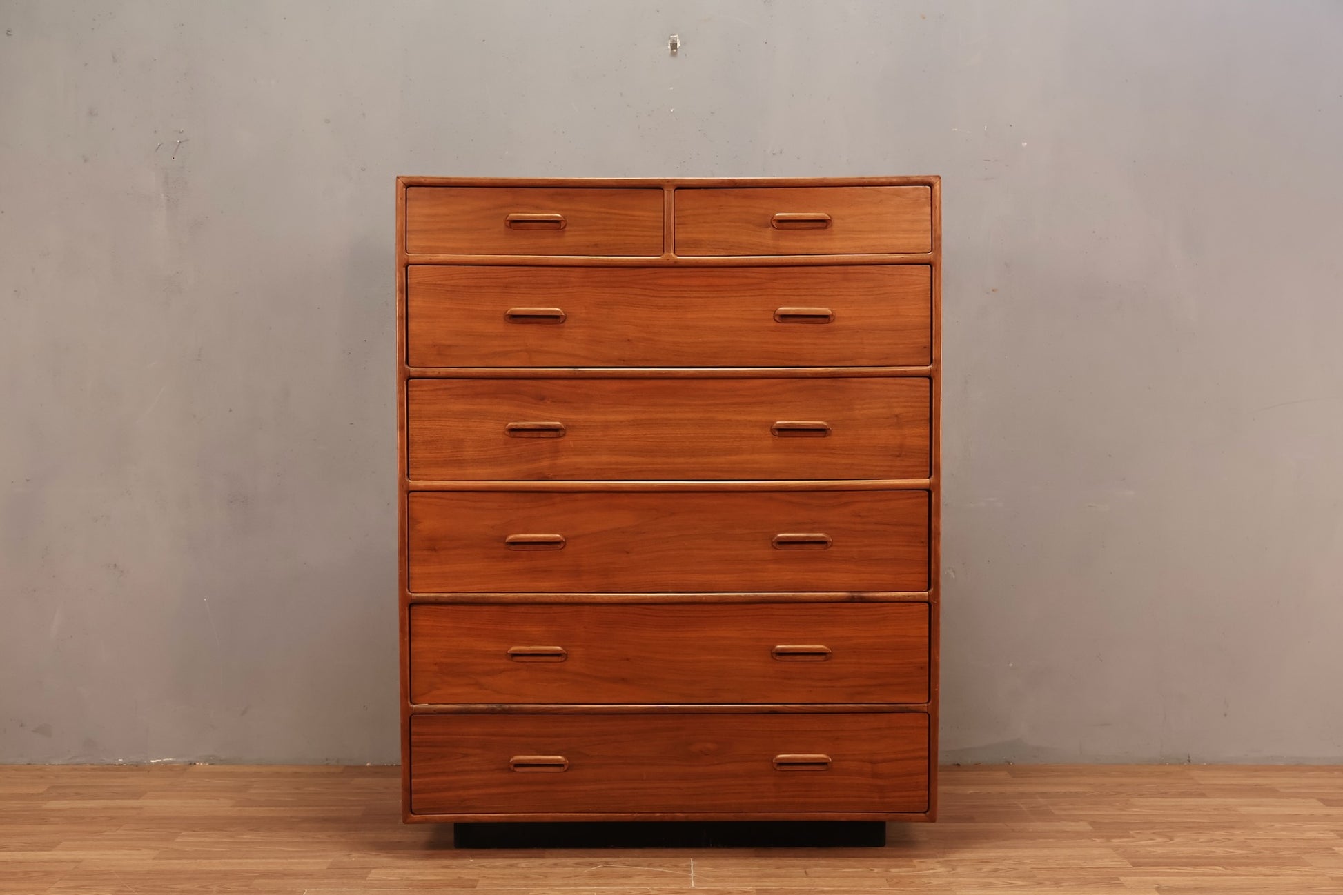 Mid Century Teak 7-Drawer Highboy Dresser