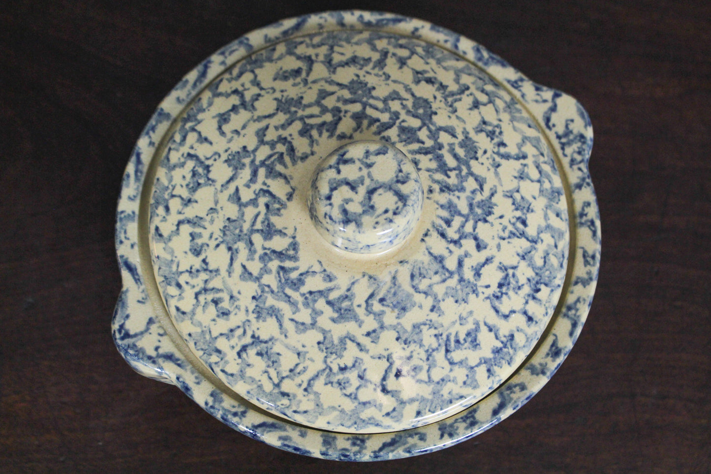 Roseville Ceramic Blue Wheat Pot