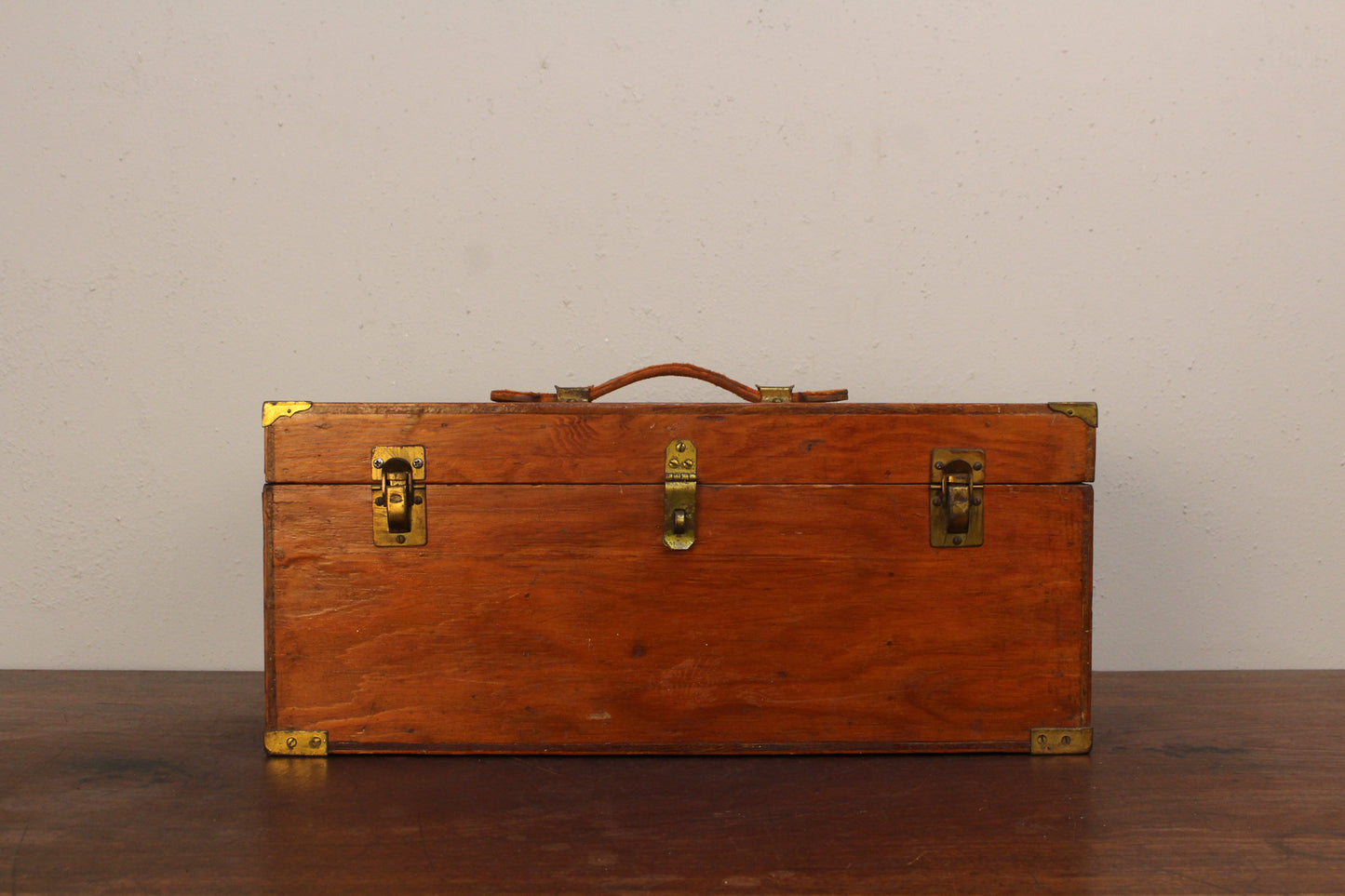 Antique Wooden Toolbox