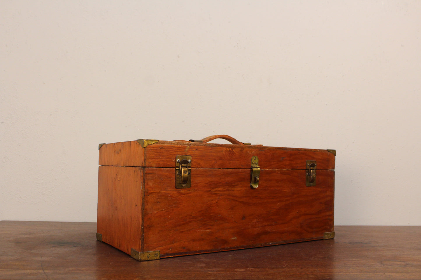 Antique Wooden Toolbox