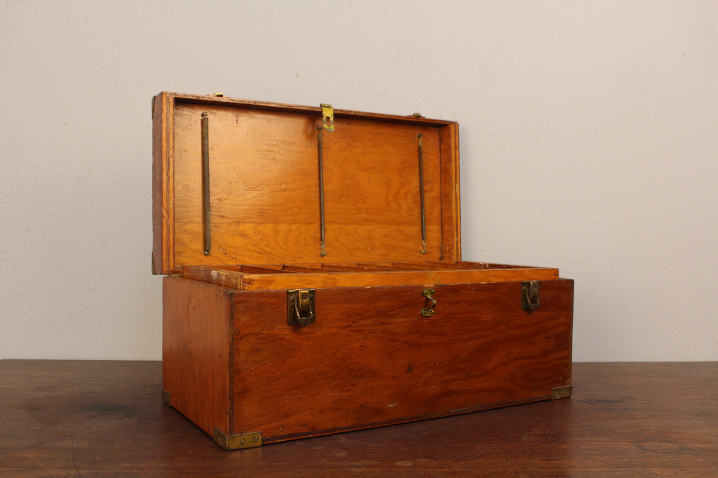 Antique Wooden Toolbox