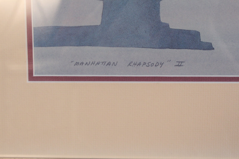 Large "Manhattan Rhapsody" Print