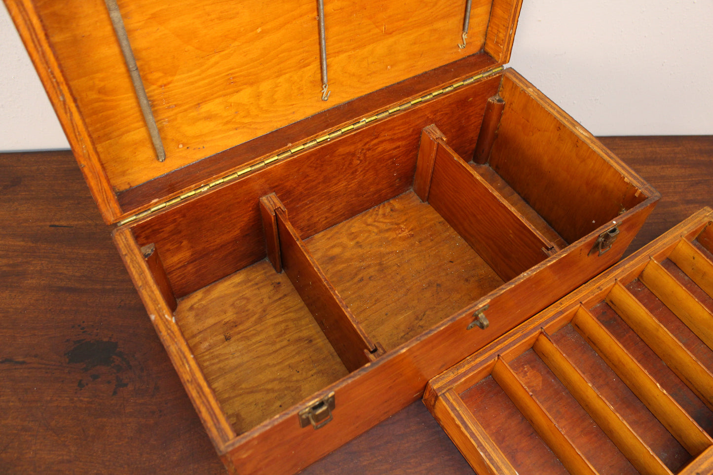Antique Wooden Toolbox