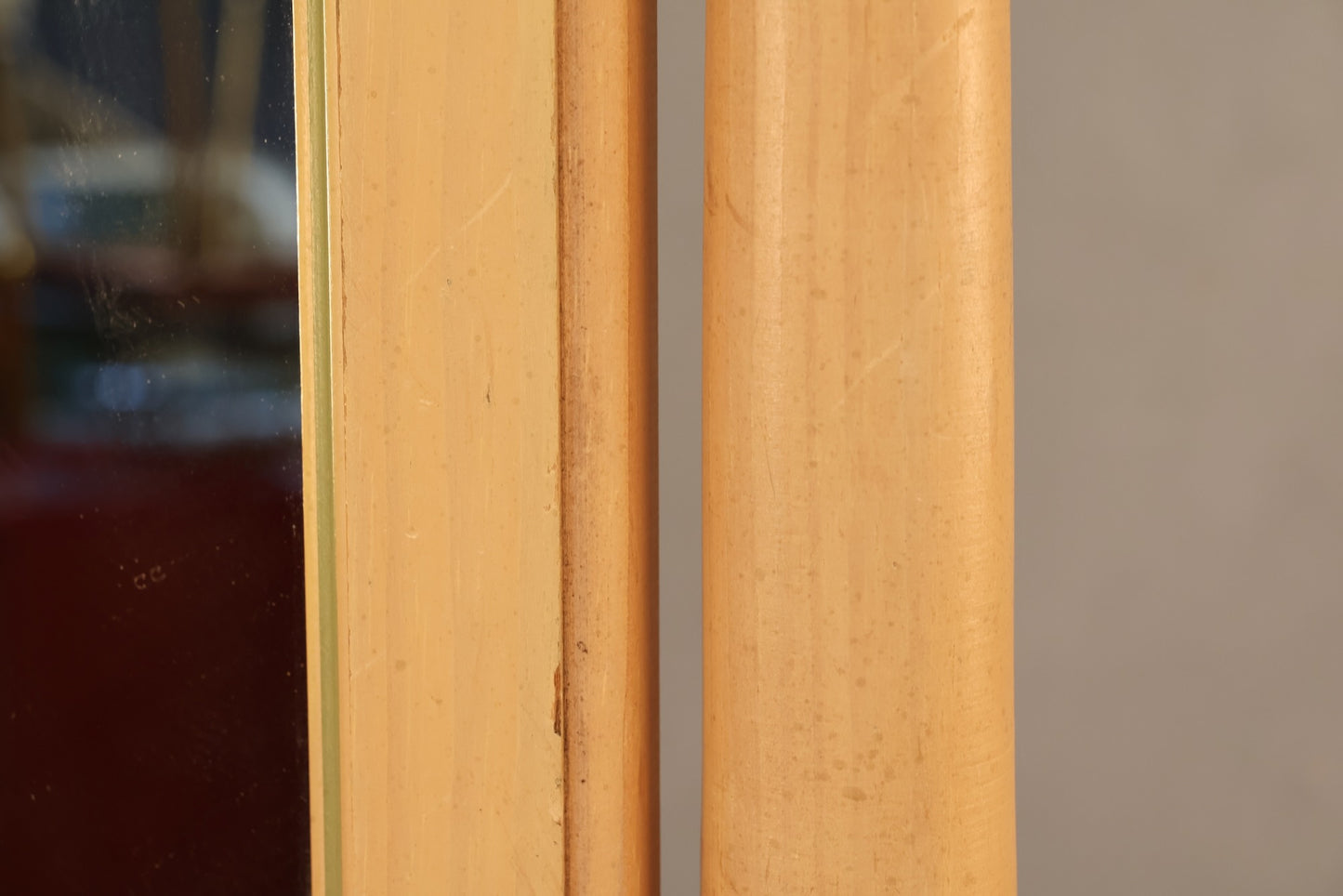 Country Pine Cheval Mirror