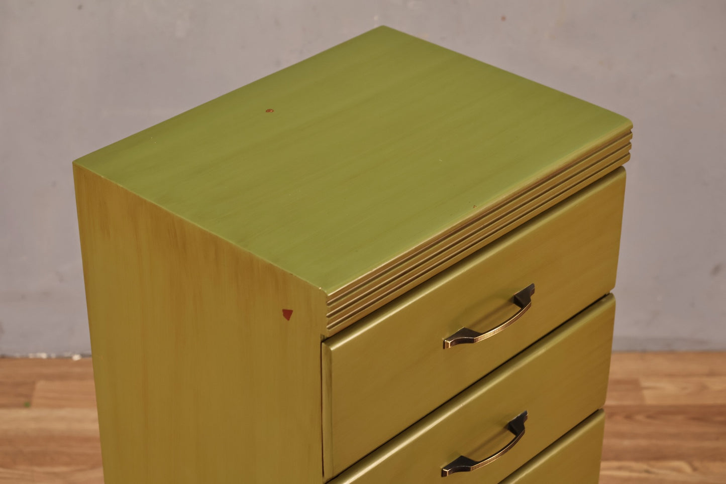 Slim Olive 5-Drawer End Table - ONLINE ONLY