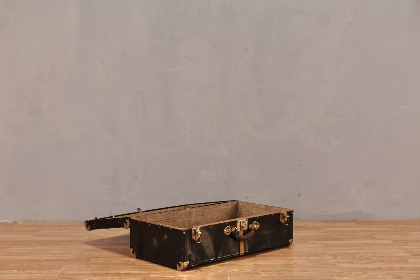 Tin Stripe Steamer Suitcase - ONLINE ONLY