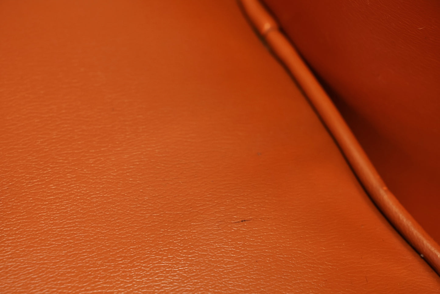 Papaya Vinyl Club Chair
