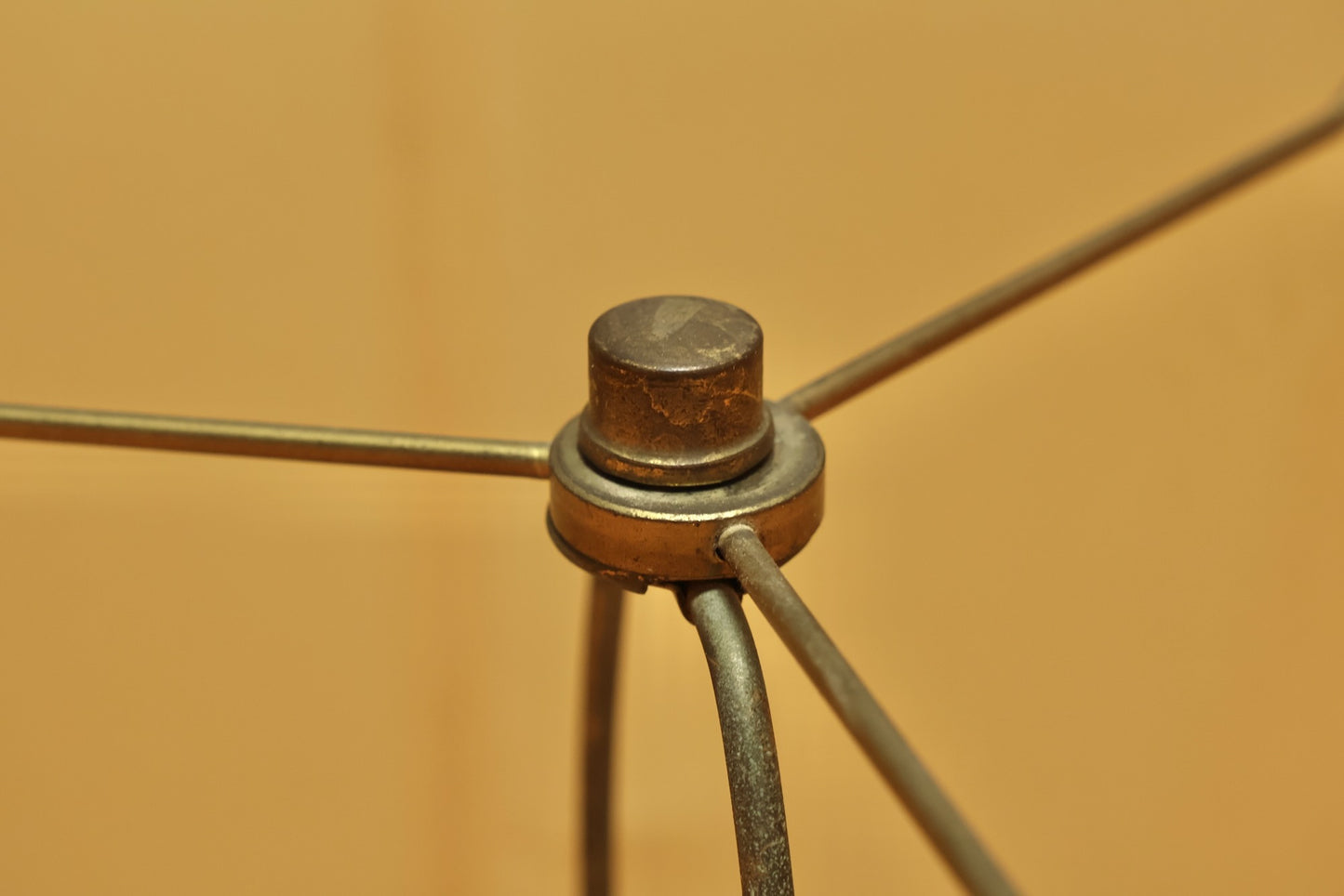 Mid Century Laminate Side Table Floor Lamp - ONLINE ONLY