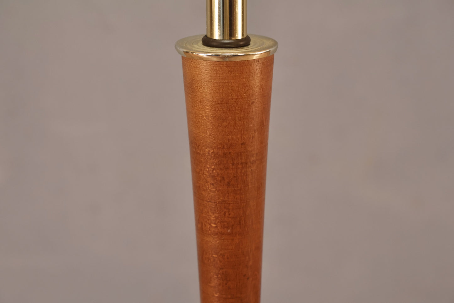 Mid Century Laminate Side Table Floor Lamp - ONLINE ONLY