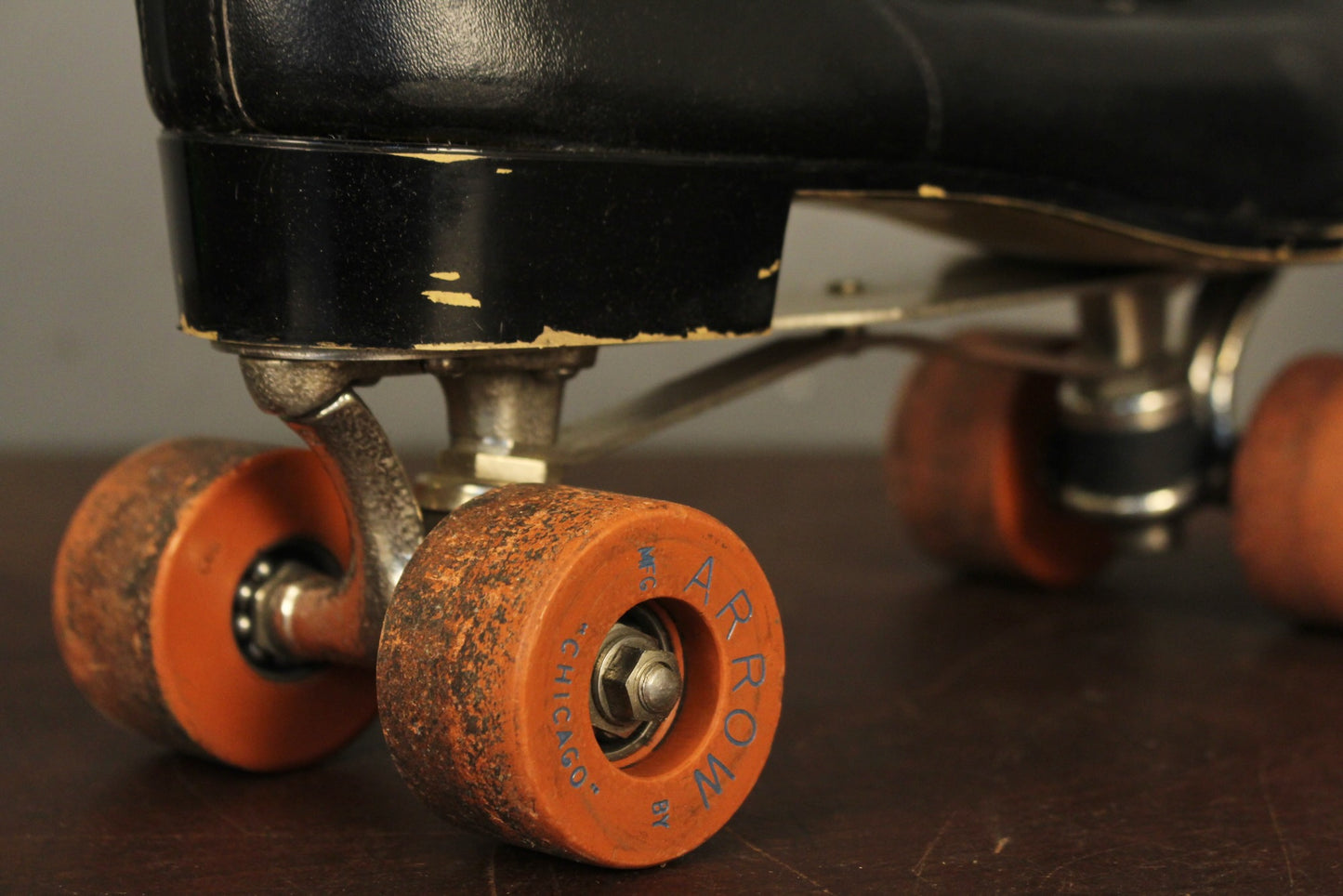 1950s Black Size 12 Roller Skates