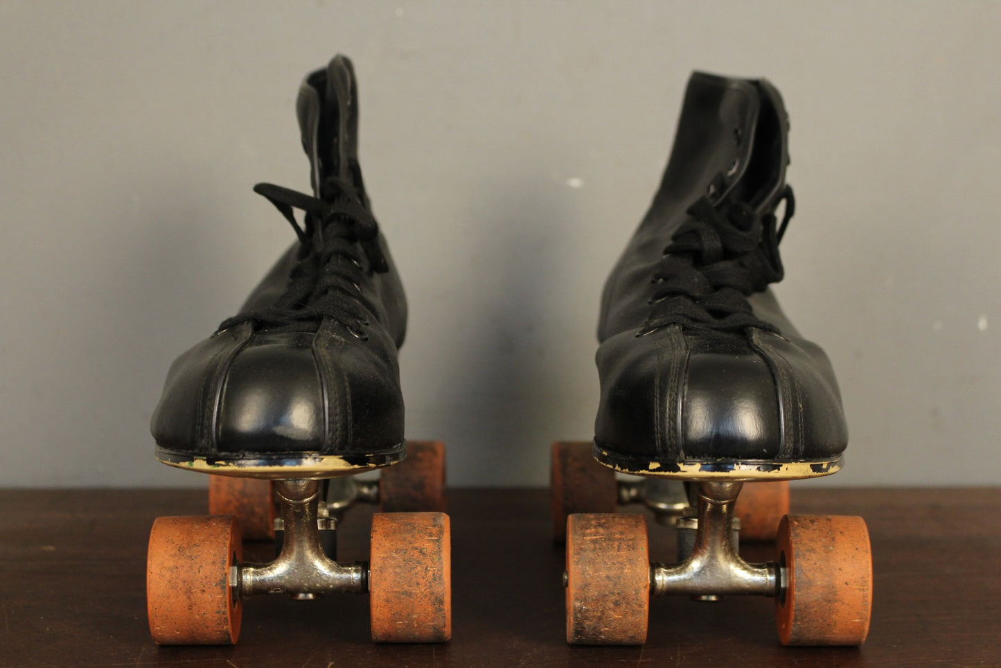 1950s Black Size 12 Roller Skates