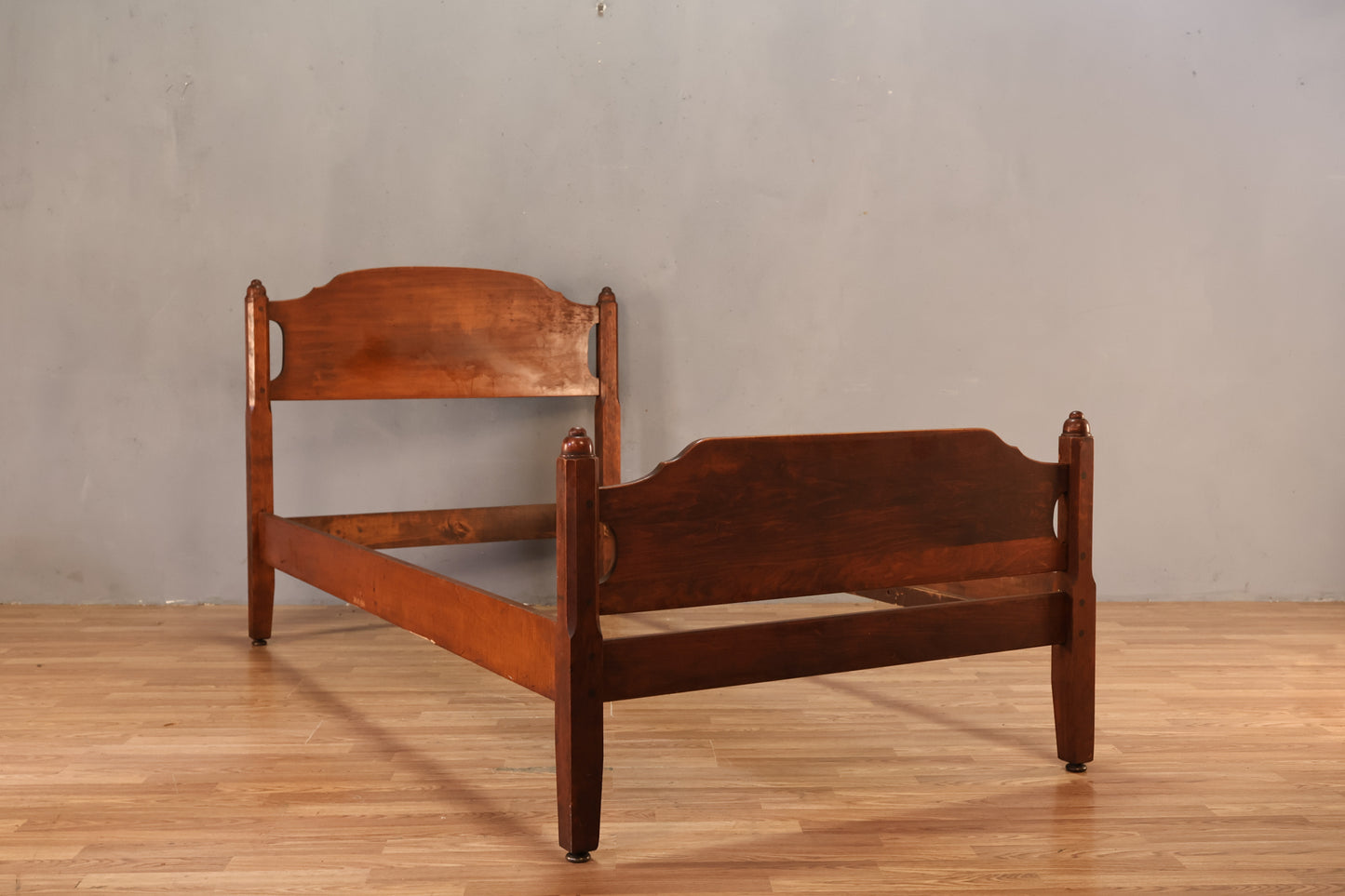 Country Maple Twin Bed Frame - ONLINE ONLY