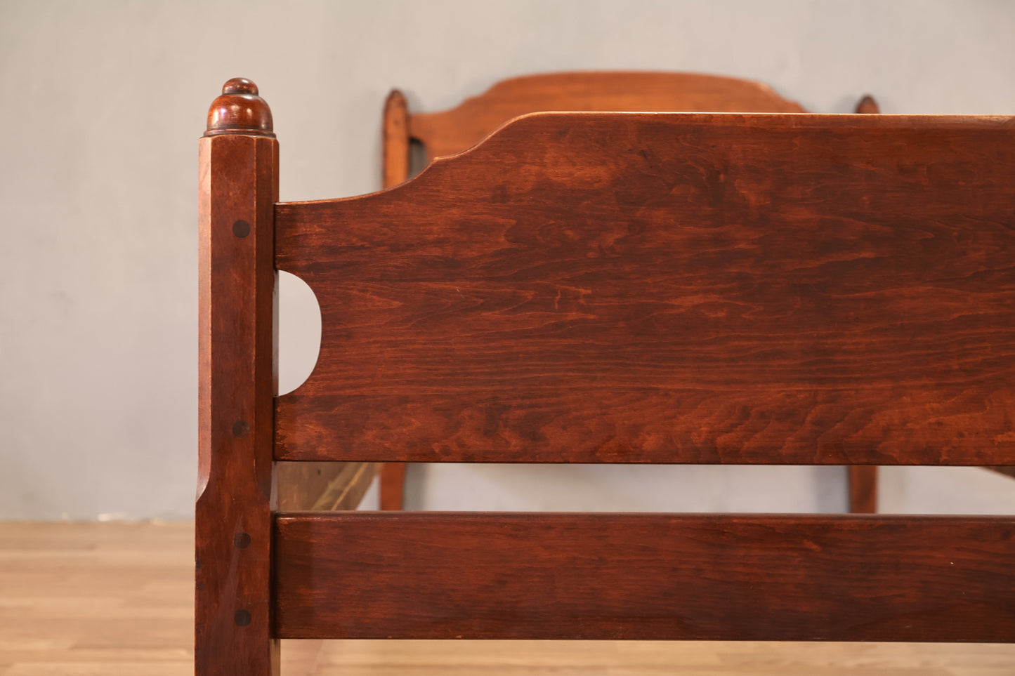 Country Maple Twin Bed Frame - ONLINE ONLY