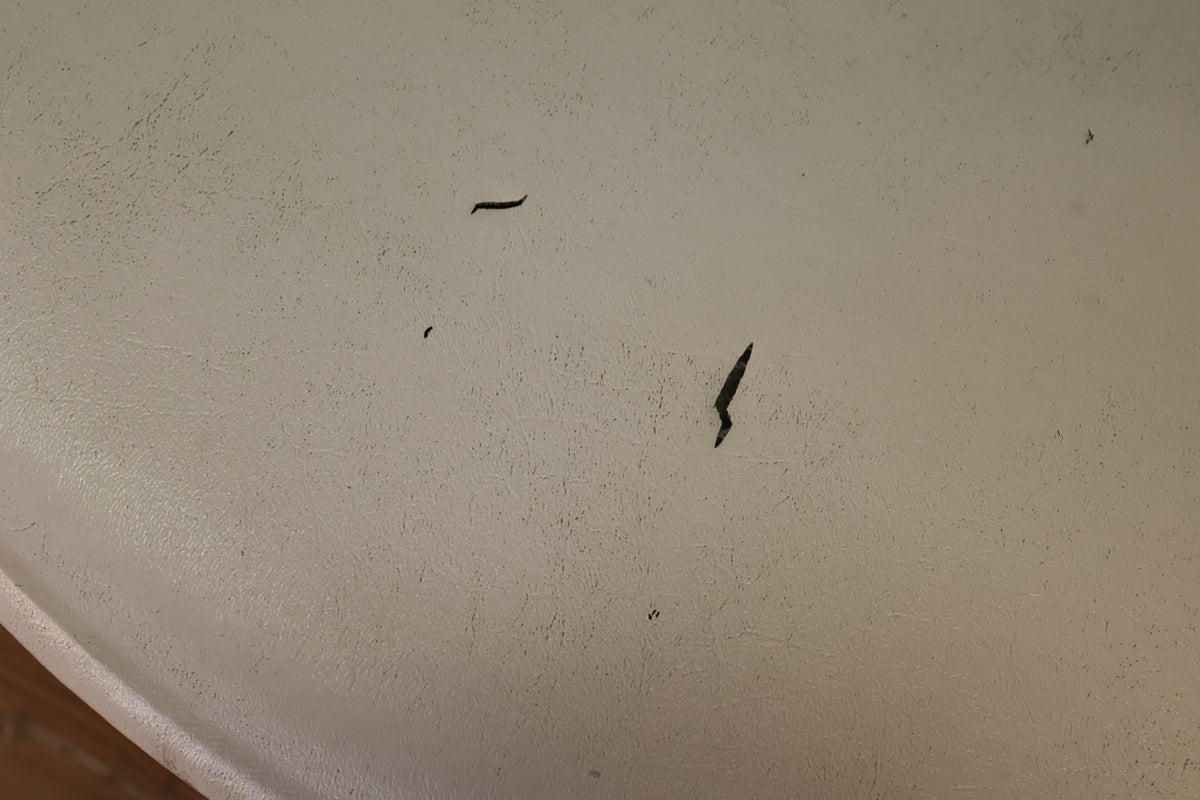 Curlicue & White Vinyl Bar Stool - ONLINE ONLY