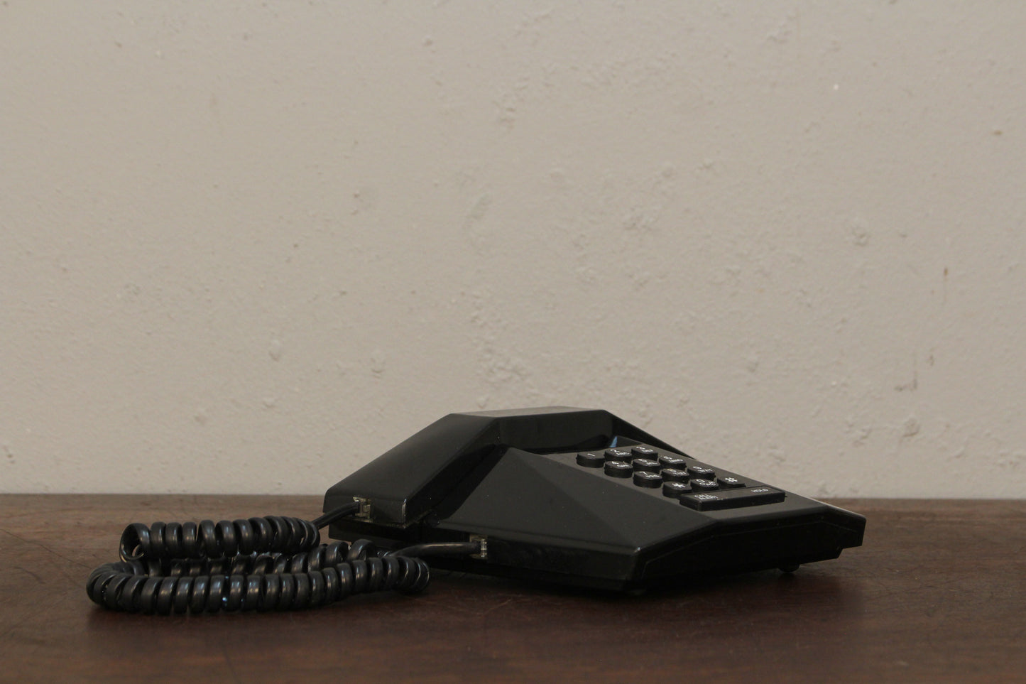 1980s TeleQuest Prism Black Telephone