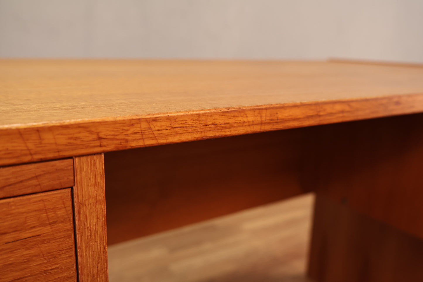 Danish Teak 2-Drawer Desk