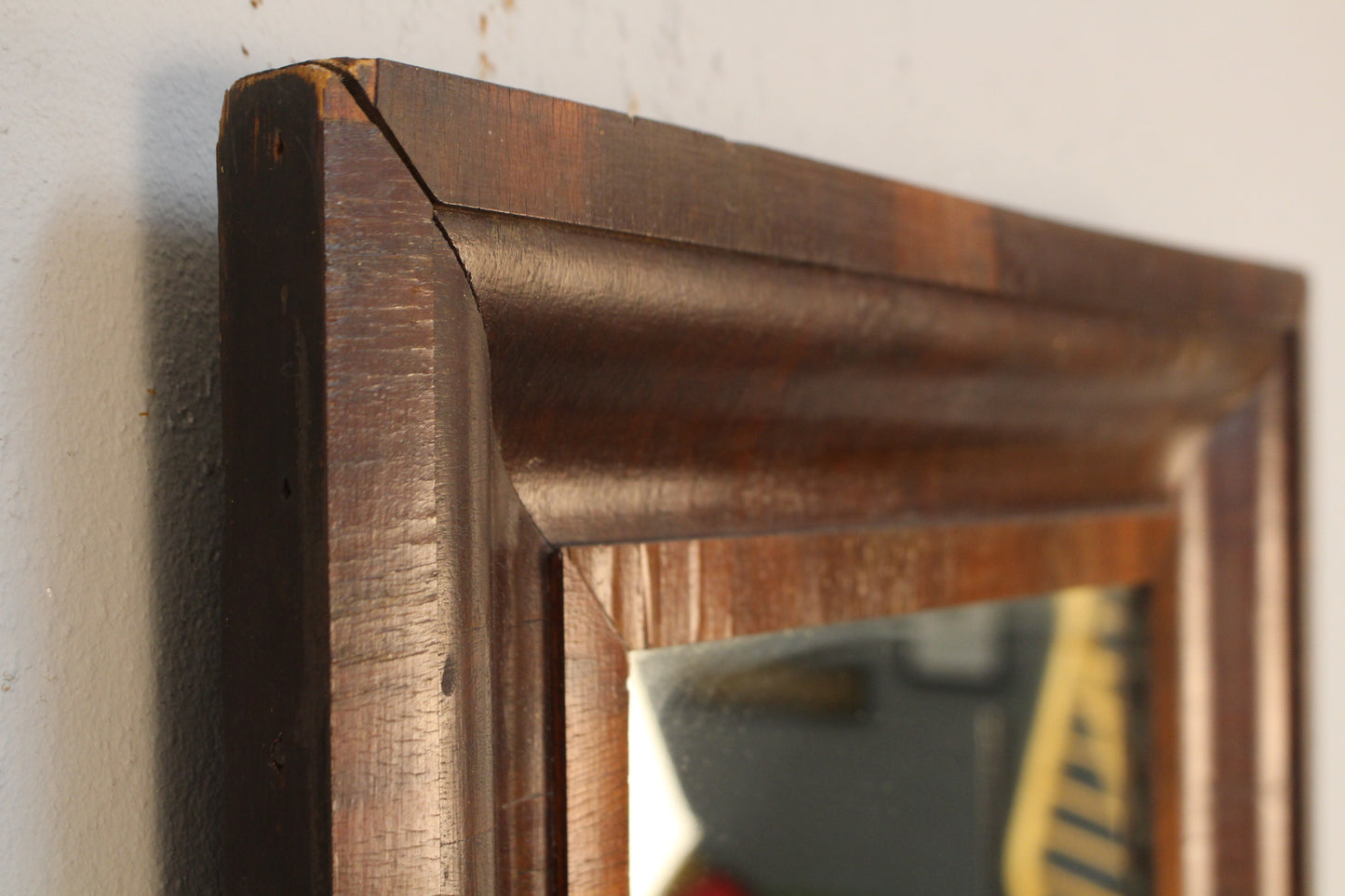 1800s Paneled Ogee Mirror