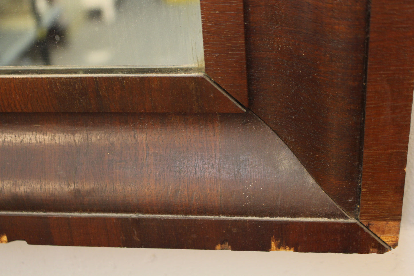 1800s Paneled Ogee Mirror