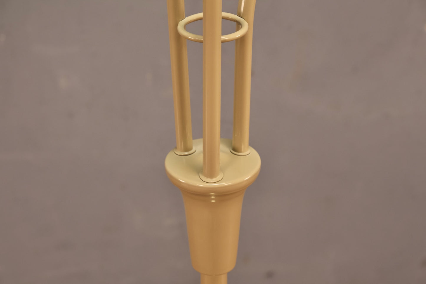 Beige Three-Headed Floor Lamp