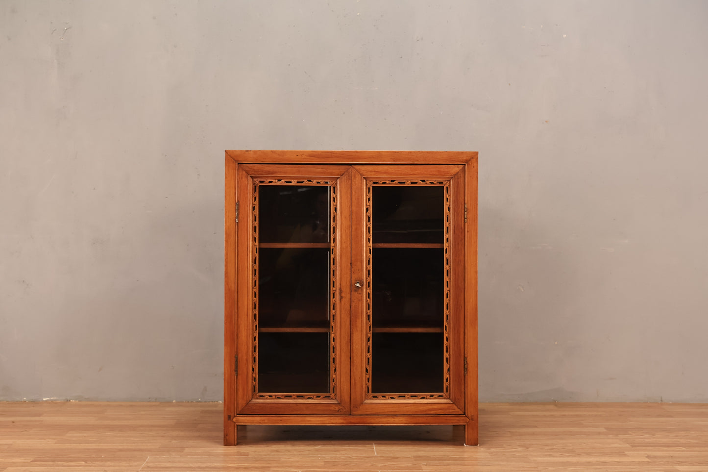 Compact Craftsman Glass-Front Cabinet - ONLINE ONLY