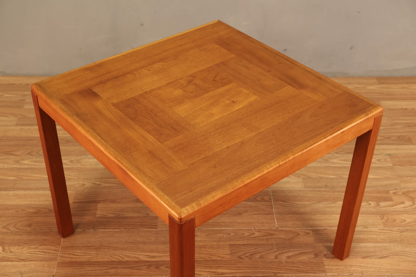 Large Vejle Teak Square End Table