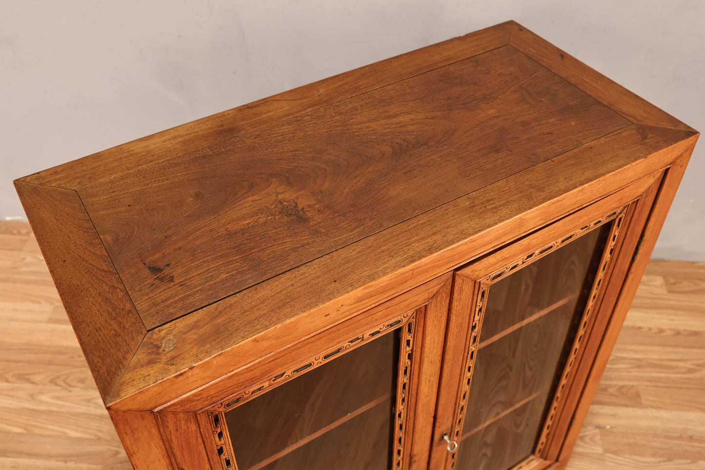 Compact Craftsman Glass-Front Cabinet - ONLINE ONLY