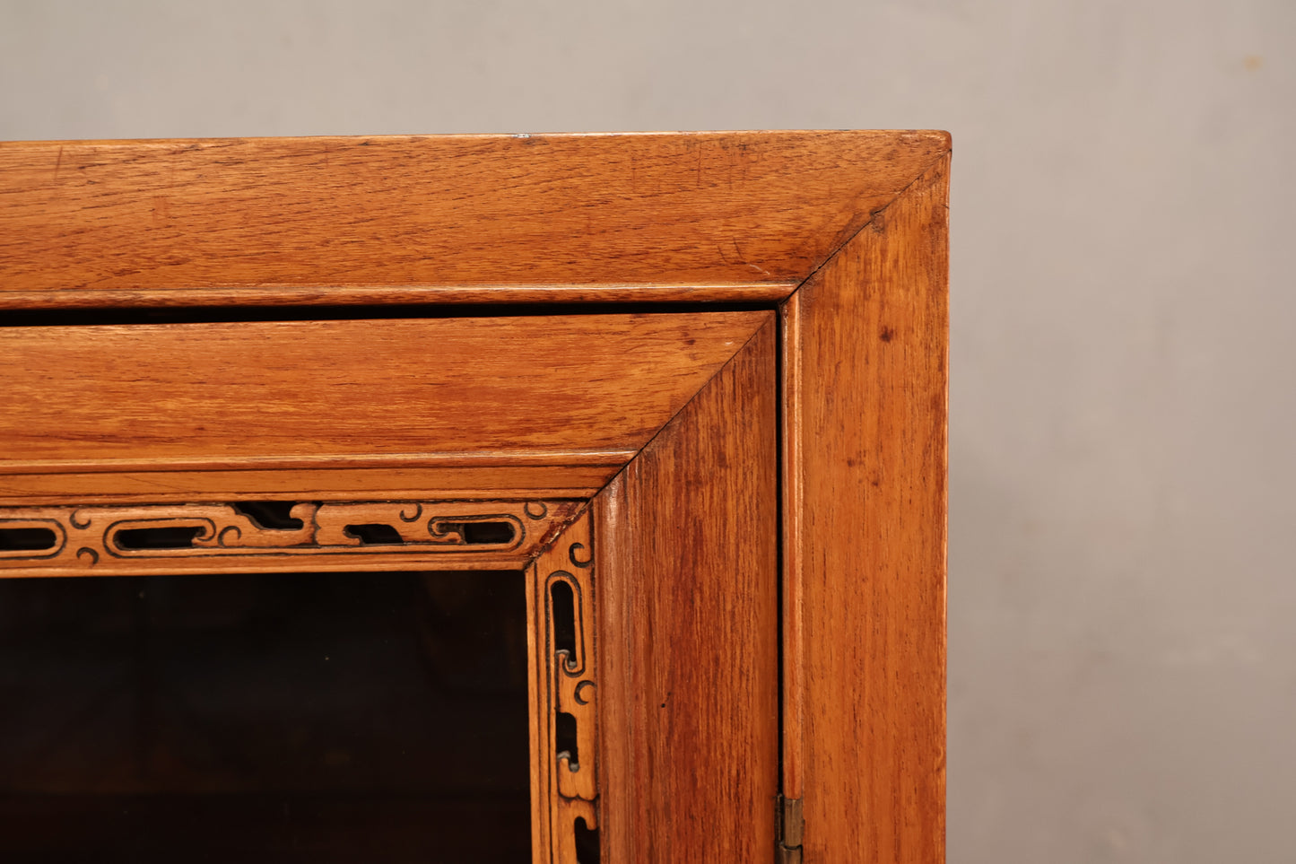 Compact Craftsman Glass-Front Cabinet - ONLINE ONLY