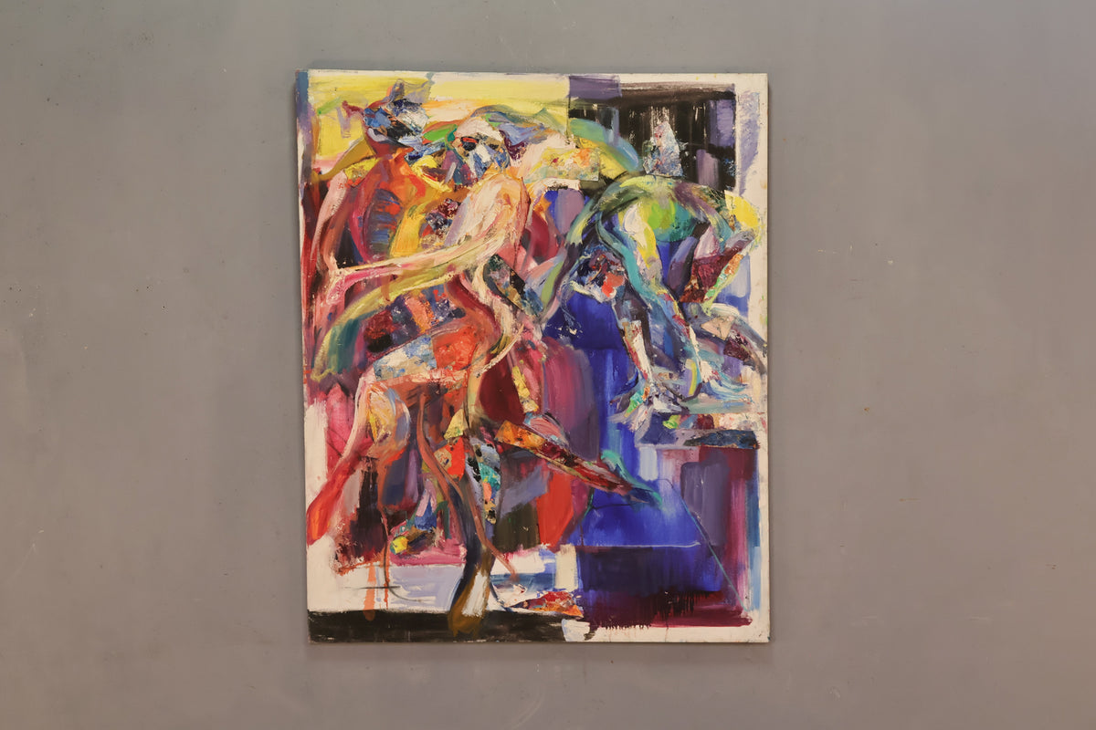 Large "Vibrant Dance" Painting