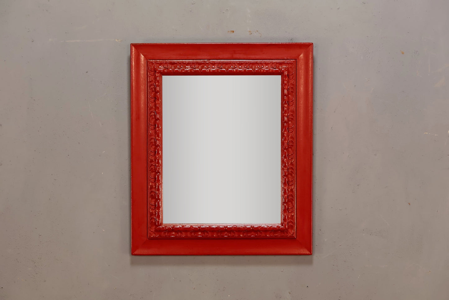 Scarlet Carved Wall Mirror