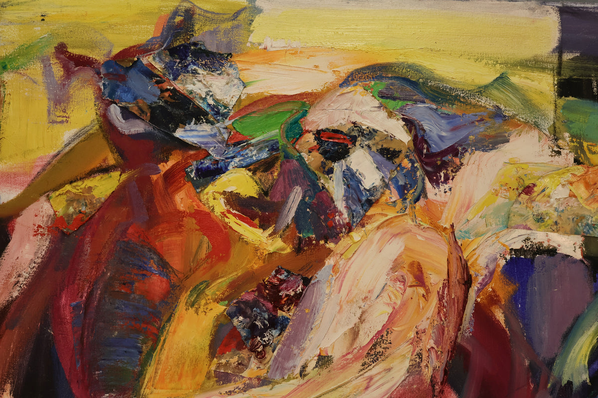 Large "Vibrant Dance" Painting